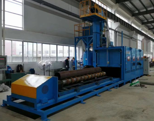 浙江喷砂机在管道除锈中的现场施工应用