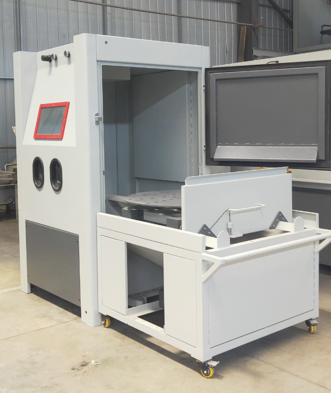 浙江箱式喷砂机 适合小工件批量处理