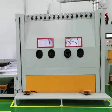 浙江高效生产，从箱体手动喷砂机开始，提升零部件质量